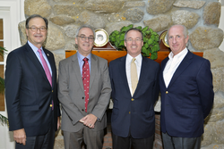 Mark Abbott (seated), Steven Hoch, David Scully, and Jefferson Hughes, Jr.
