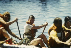 Anything but a boat Regatta, 1981, Ann McNichol (center).