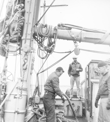 Dana Densmore and Dick Backus on deck of Atlantis