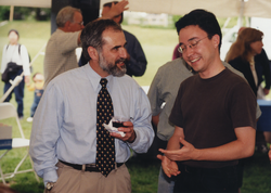 Bob Gagosian and graduate Albert Fischer.