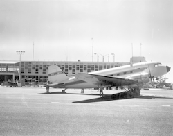 Full view of R4D aircraft