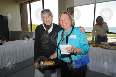 Kerry Heywood and Mitzi Crane at the event reception.