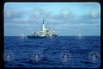 R/V Melville in open waters.