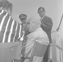 Urho Kekkonen's visit to WHOI and trip on Knorr.