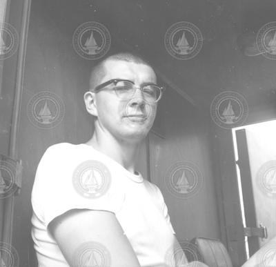 Alden Cook while he was radio operator on Atlantis II