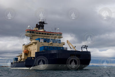 The Swedish icebreaker Oden.