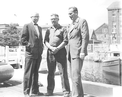 Paul M. Fye, Burr Steinbach, and Bill Niernberg [l to r]