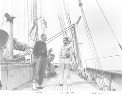 William Metcalf and Joe Barrett aboard Atlantis