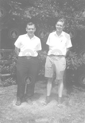 Henry Stommel and Louis Howard, GFD program principal lecturers, 1968.
