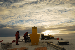 Installation of first ITP in Antarctica.
