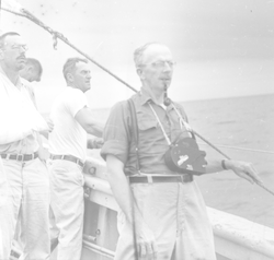 Group on deck of Bear
