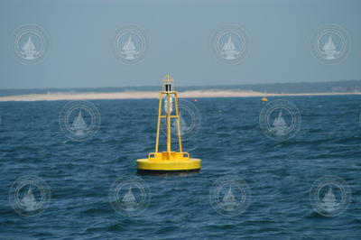 Surface buoys marking the offshore node components of MVCO.