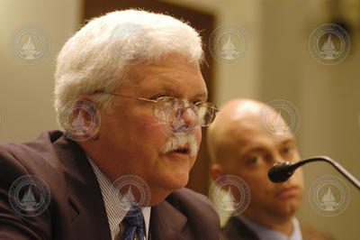 Terry Joyce speaking during Congressional hearing