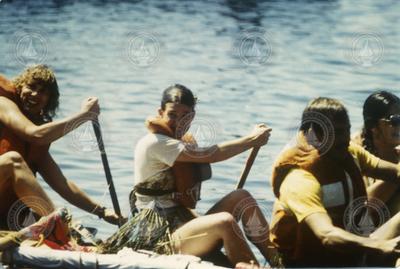 Anything but a boat Regatta, 1981, Ann McNichol (center).