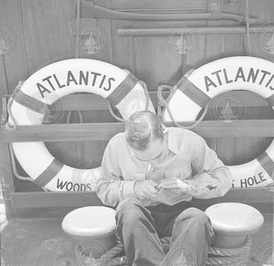 Adrian Lane on Atlantis during Operation Cabot.