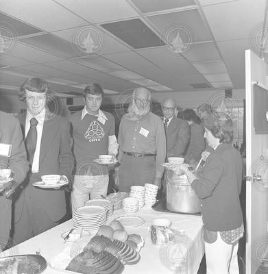 Members of the US/USSR Joint Committee on World Ocean Studies visit.