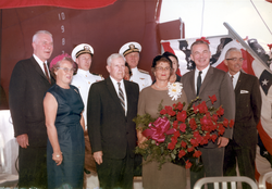Group photo at Atlantis II launching and christening ceremony