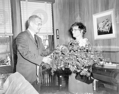 President of Maryland Shipbuilding and Mary Sears