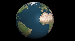 Animation depicting the world's water supply.
