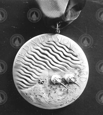View of David B. Stone medal.