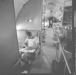 View inside C54Q aircraft