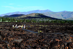 Study Tour participants touring geologically intriguing sites.