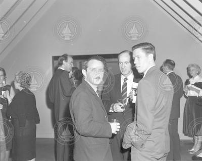 Guests talking, USSR Oceanographic Delegation