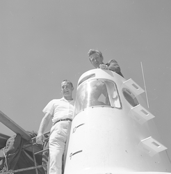 Bill Rainnie and Lloyd Bridges with Alvin.