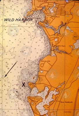 Path of oil after West Falmouth spill.