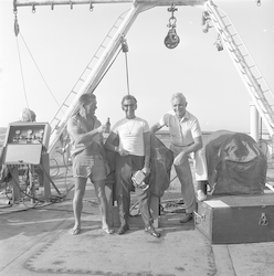 Pierce, Medeiros and Babbitt on Atlantis II.