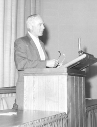 George Clarke, speaker at Bigelow Medal ceremony