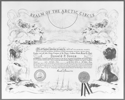 Realm of the Arctic Circle given to Donald P. Souza.