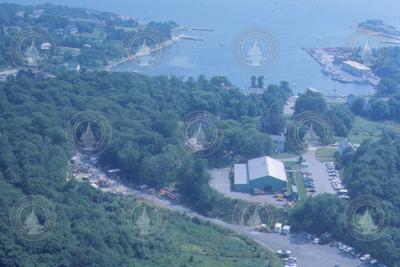 Aerial view featuring Blake Building.