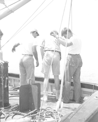 On deck of the Asterias