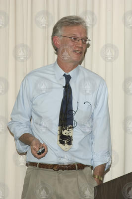 Dr. Philip R. Berke speaking at the Morss Tsunami workshop.