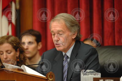 Subcommittee chairman Rep. Edward Markey (D-Mass.) speaking.