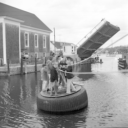 Woods Hole tire ferry.