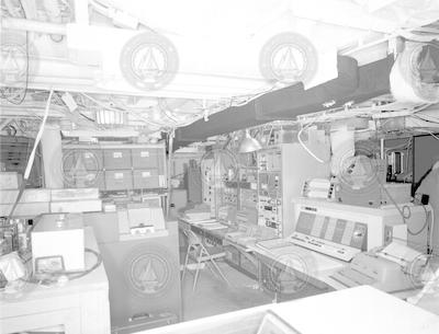 Lab below deck during Chain cruise 61