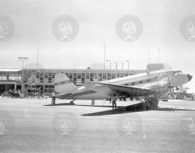 Full view of R4D aircraft