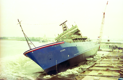 Christening ceremony and launch of R/V Atlantis (AGOR-25).