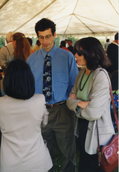 Danny Sigman and unidentified persons at 1998 Graduate Reception.