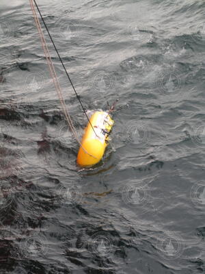 Retrieval of the moored profiler.