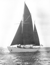 Aries under full sail