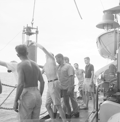 People on deck of the Chain.