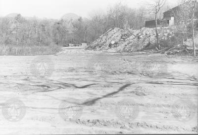 Blake Swamp Warehouse, Blake building top right.