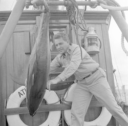 Scott Bray with Yellowfin tuna.