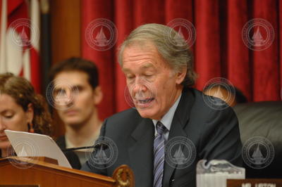 Subcommittee chairman Rep. Edward Markey (D-Mass.) speaking.