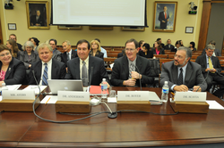 Panel of experts gathered to testify before the congressional hearing.