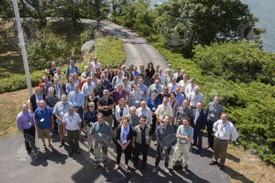 Group photo of Ocean Worlds 2 attendees at the NAS Jonsson Center.