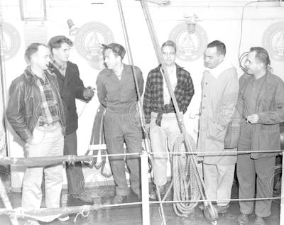 Group on deck of Crawford